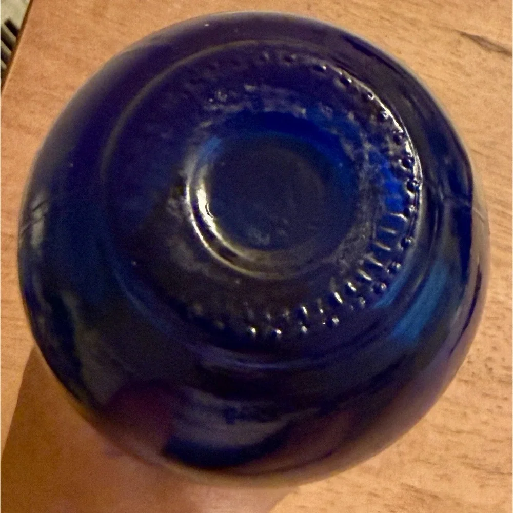 Vintage Cobalt Blue Vase 10